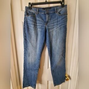 Calvin Klein Womens 30/10 Stretch Mid Wash Slim Boyfriend Jeans